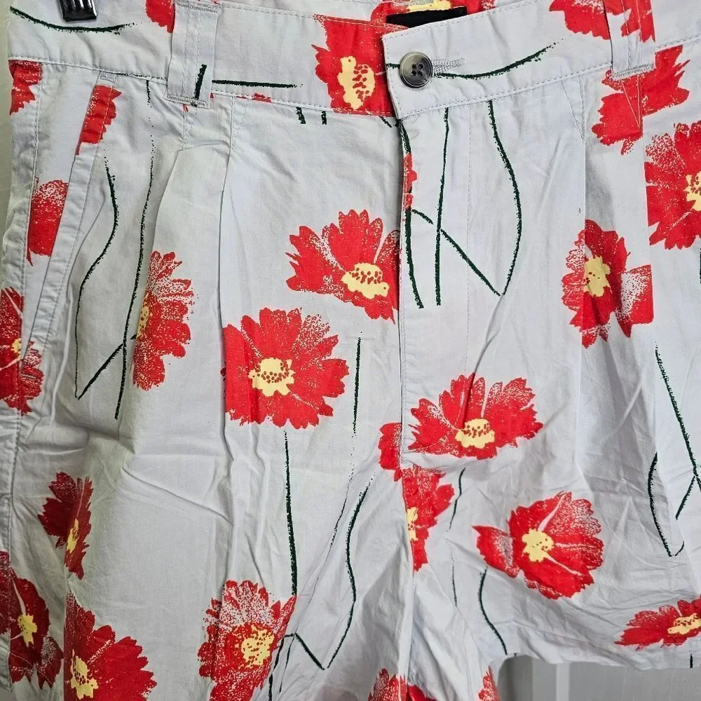Obey Floral Marino Shorts in Opal Multi Size 28